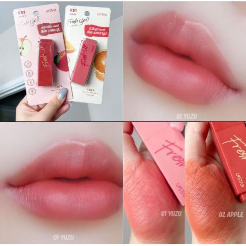 USTAR Fresh up velvet lip มี 2 เฉดสี