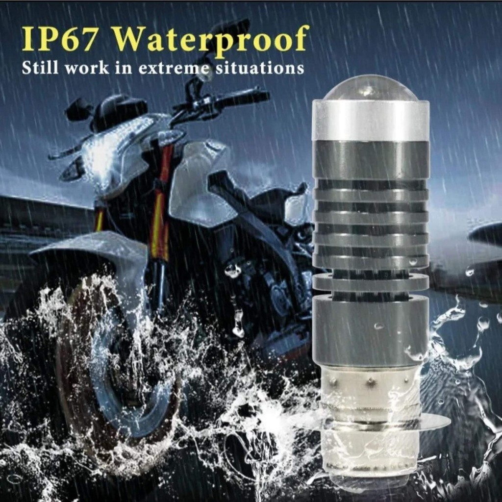 หลอดไฟหน้ามอไซ LED P15D ใช้ได้ทุกรุ่น