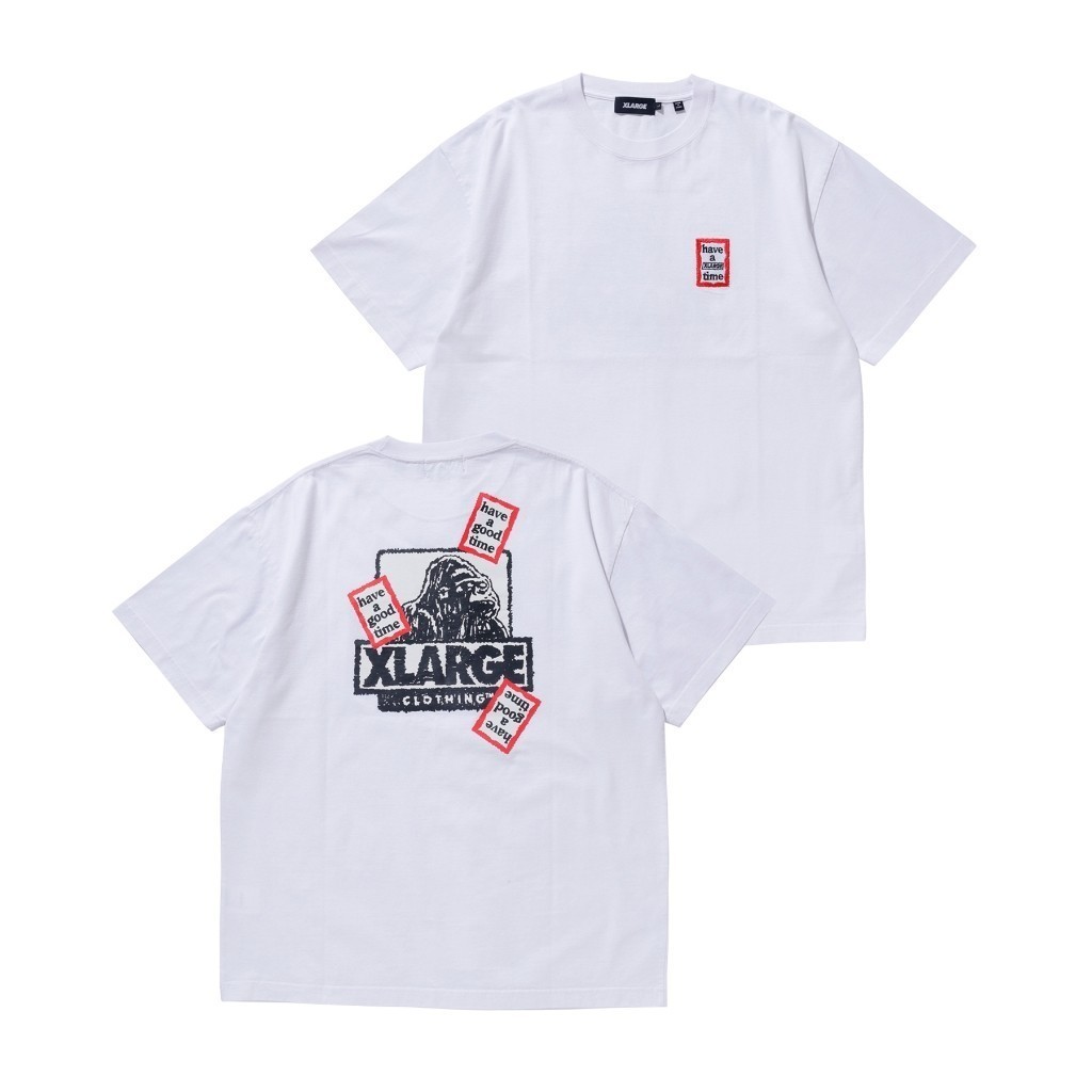 S-5XL เสื้อยืดแขนสั้น XLARGE × have a good time S/S Tee