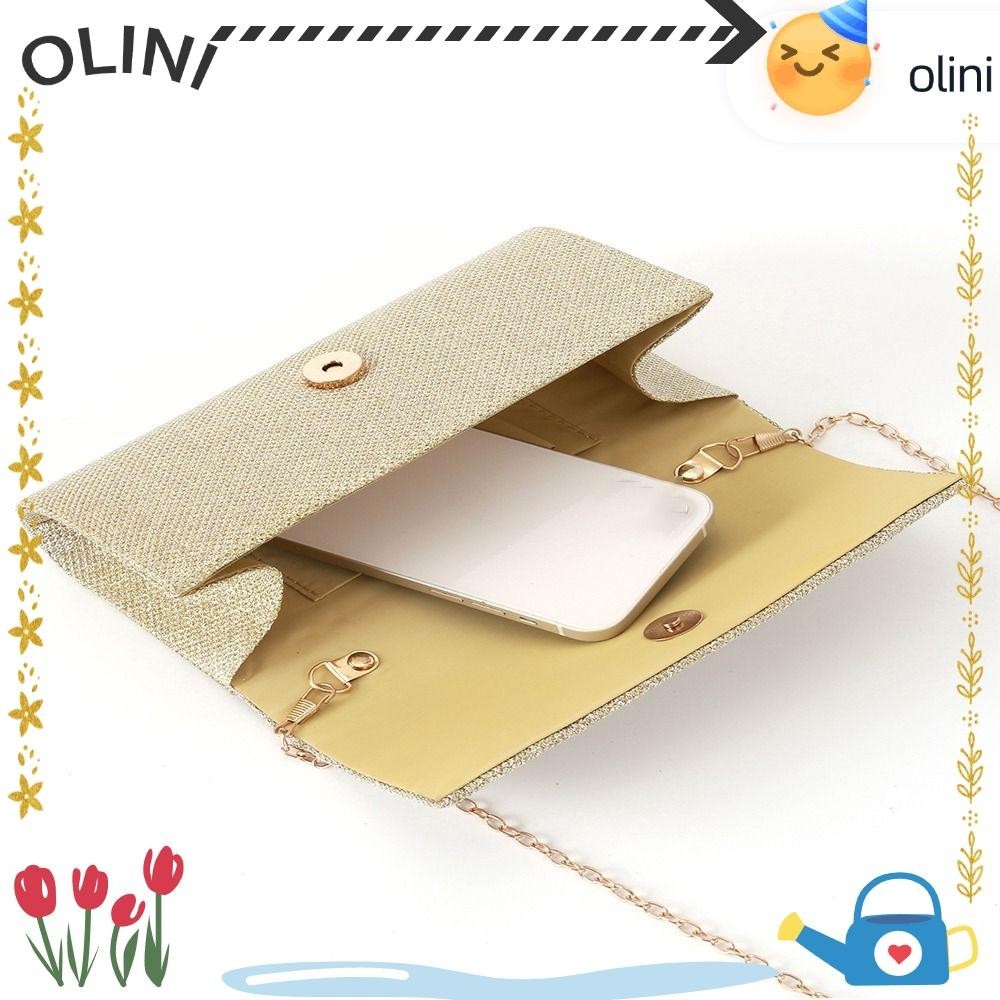 Olini กระเป๋าถือ Glitter, ไหล่งานแต่งงาน Glitter คลัทช์กระเป๋า,แบบพกพาที่ถอดออกได้กระเป๋าโซ่พรหม Crossbody กระเป๋า Party