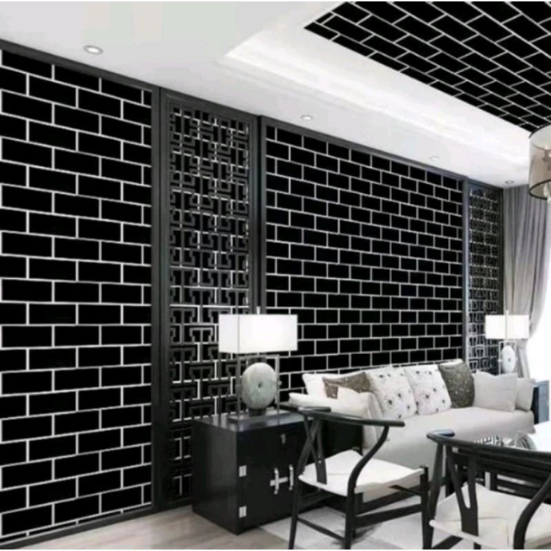 สติ๊กเกอร์ติดผนังสําหรับ BOYS ROOMS WITH BRICK MOTIFS สําหรับ LIVING ROOMS, CABINETS, TABLES