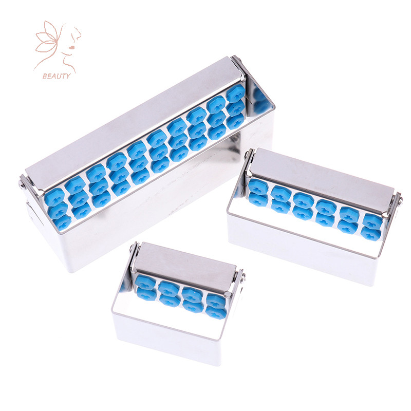 [maybeauty ] Bur Holder Autoclave Sterilizer Case Endo File Disinfection Box Organizer {TH }