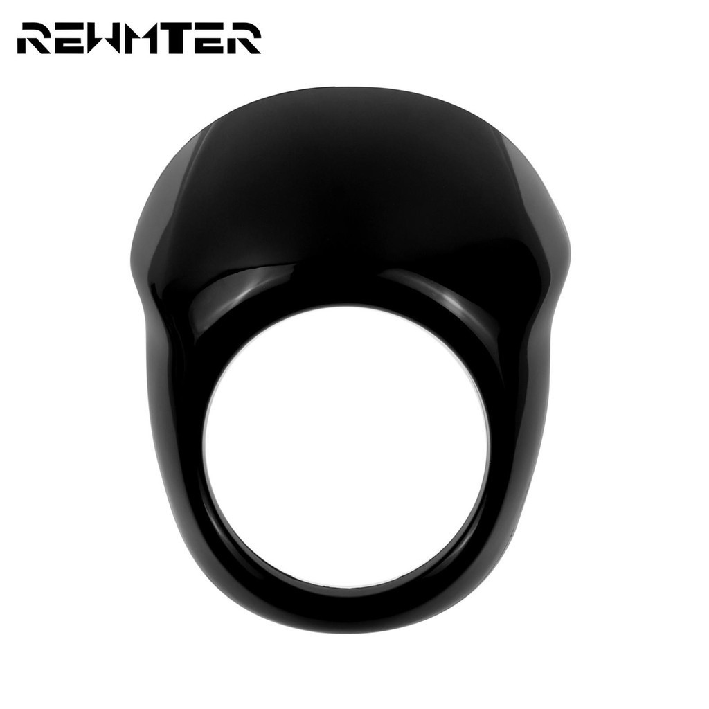 รถจักรยานยนต์ Bright สีดําไฟหน้า Fairing หน้าจอ Visor สําหรับ Harley Street XG500 XG750 XG 500 750 2