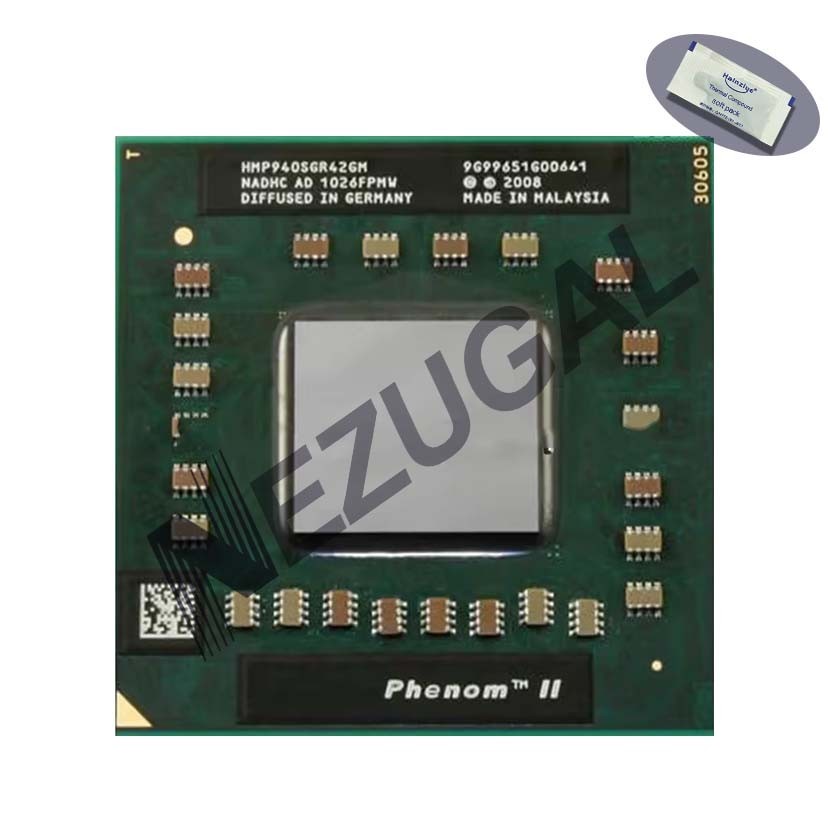 Phenom II P940 HMP940SGR42GM 1.7 Ghz Quad Core 2M 25W ซ็อกเก็ต S1 (S1g4) โปรเซสเซอร์ CPU