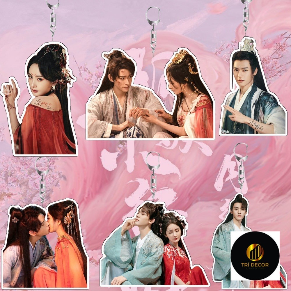 Tu Shan Hong Yang Mi Gong Jun อะคริลิคพวงกุญแจจี้ของขวัญ