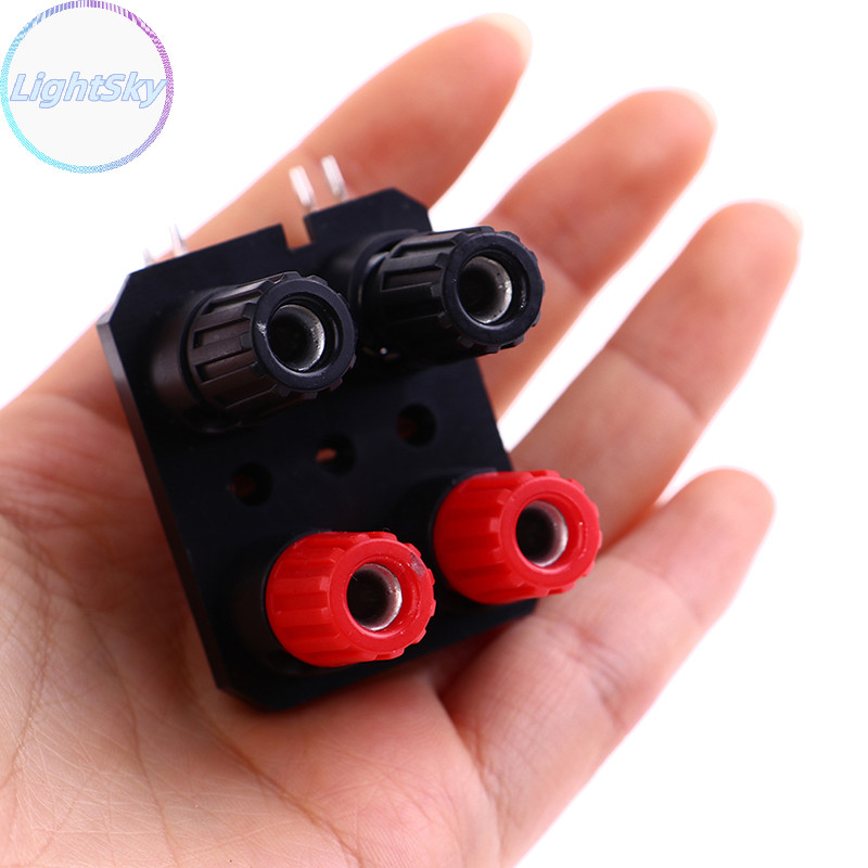 Lightsky 2 4 6 ตําแหน่ง Bend Pin แจ็คเสียงภายนอกลําโพงเครื่องขยายเสียง Banana Plug TH