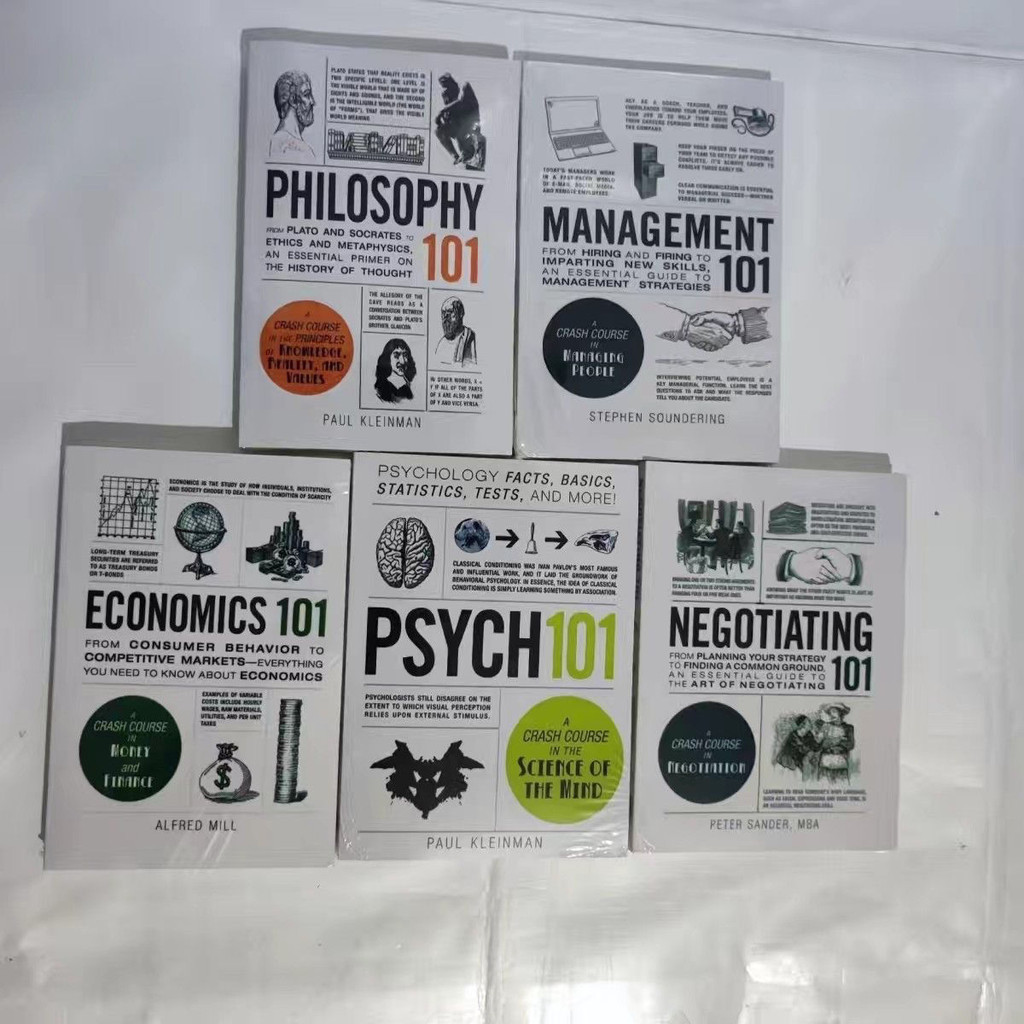 101 series 5 volumes of economics, management, negotiation, psychology and philosophy