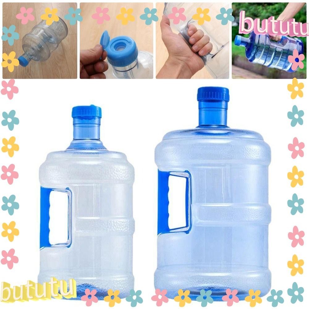 บูตู 1ชิ้นบริสุทธิ์ขวดน้ําเหยือก,กลางแจ้งรถถังเก็บอาหารเกรดน้ําแร่,5ล 7.5ล แบบพกพาที่ว่างเปล่าตู้บาร์เรล