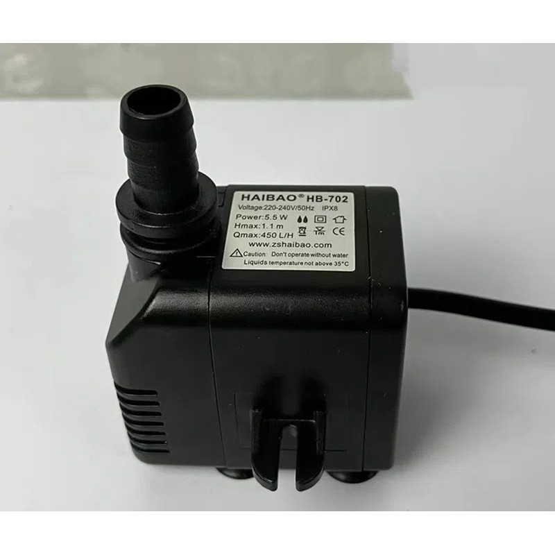 เครื่องทําน้ําแข็งสากลปั๊มน้ํา HB-702 ปั๊มจุ่ม Silent Air Cooler พัดลมระบายความร้อนปั๊มน้ํา 704