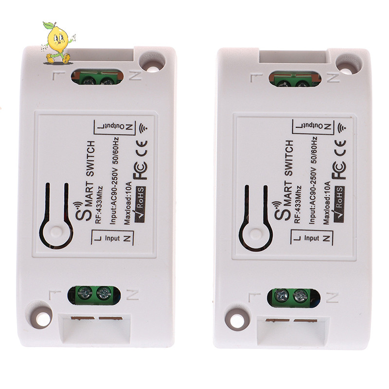 [mozh ] 433 Mhz RF Smart Switch Wireless RF Receiver Timer Relay Phone Remote Control [TH ]