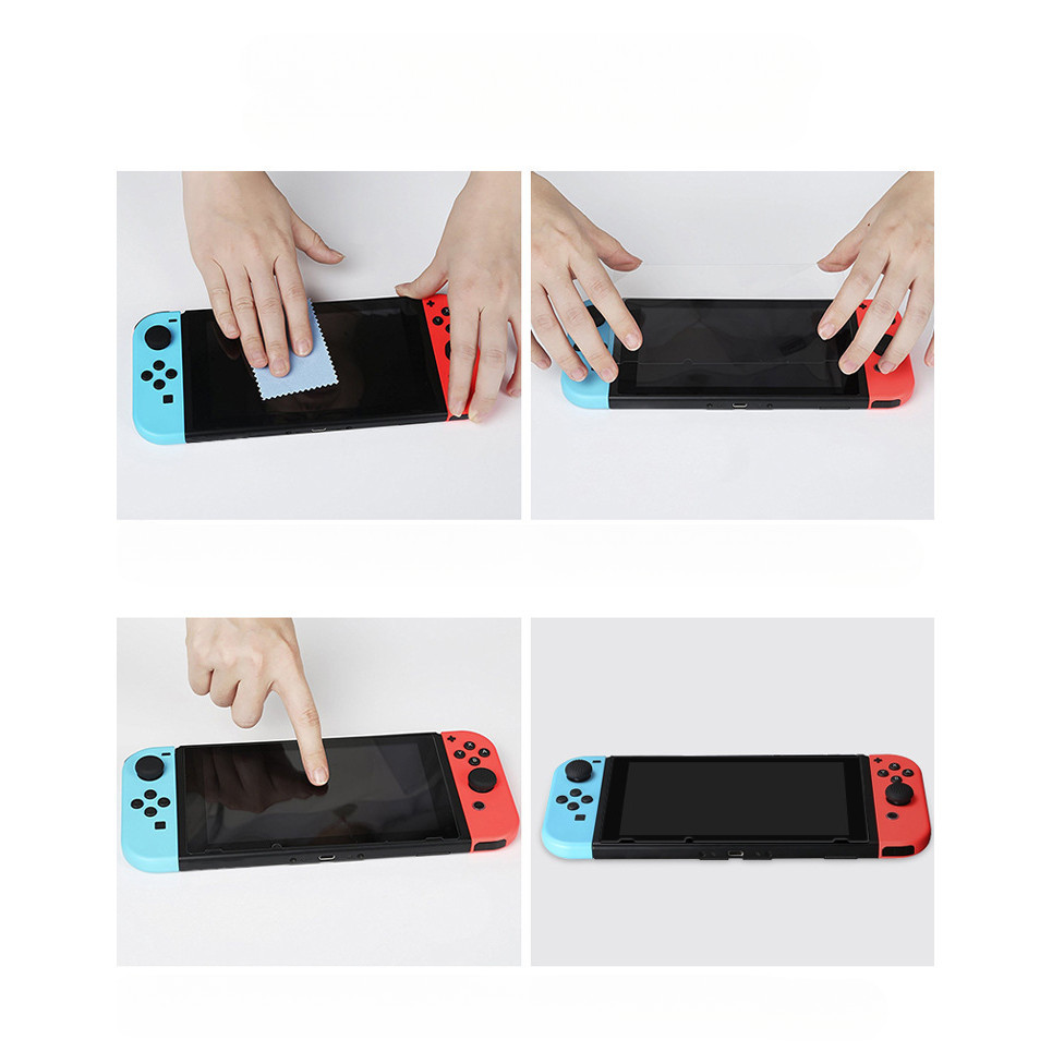 Nintendo Accessories V1V2 ฟิล ์ มกันรอย ฟิล ์ มกันรอยความละเอียดสูงและความโปร ่ งใสสูง Pikachu เกมฟิล ์ มนิรภัย