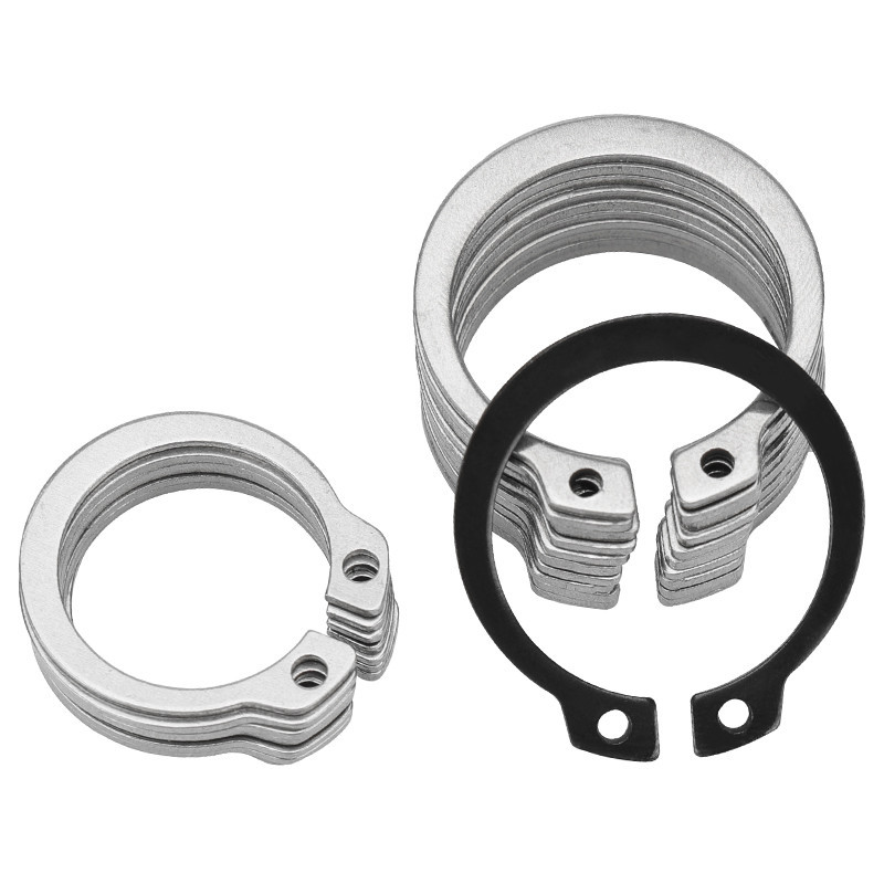 [YHM1] แหวนล็อคนอก  แหวนล็อกเพลา（STW）สแตนเลส 304/เหล็กชุบดำ  Retaining Rings External C Type