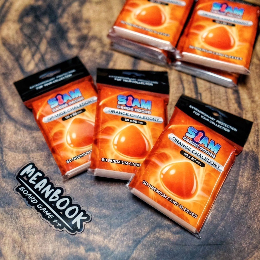 ซองใส่การ์ด SBG Sleeve : Orange (แบบหนา 90 ไมครอน) ซอง Cardfight Vanguard , Battle Spirits , Yugioh 