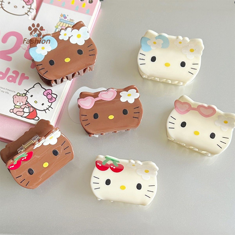[แฟชั่น] Kawaii Kitty Barrette น่ารักแมวหวาน Fragmented ผม Shark คลิปอะนิเมะการ์ตูนผู้หญิง Hairpin Headwear อุปกรณ์เสริมของขวัญ {TH}