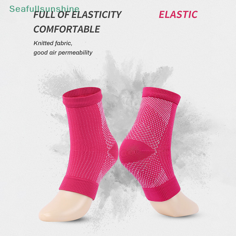 Seaf> 1 คู่ Neuropathy ถุงเท้าสําหรับผู้ชายผู้หญิงปลอบประโลมการบีบอัดถุงเท้าสําหรับ Neuropathy ปวดข้อเท้ารั้ง Plantar Fasciitis บวมบรรเทาดี