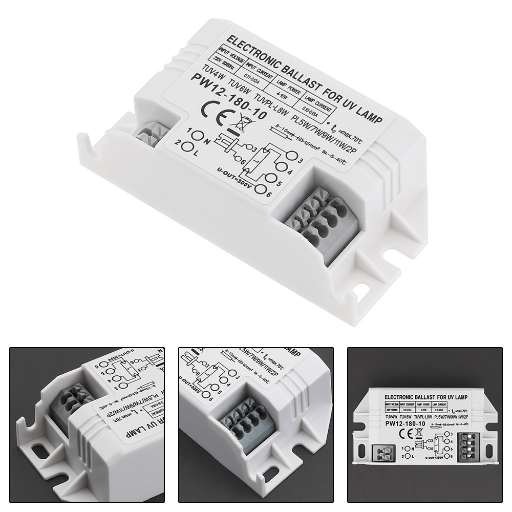 3-10w/10-18w บัลลาสต์อิเล็กทรอนิกส์ 220V Universal Ballast สําหรับ G23 G10q G5 UV โคมไฟ