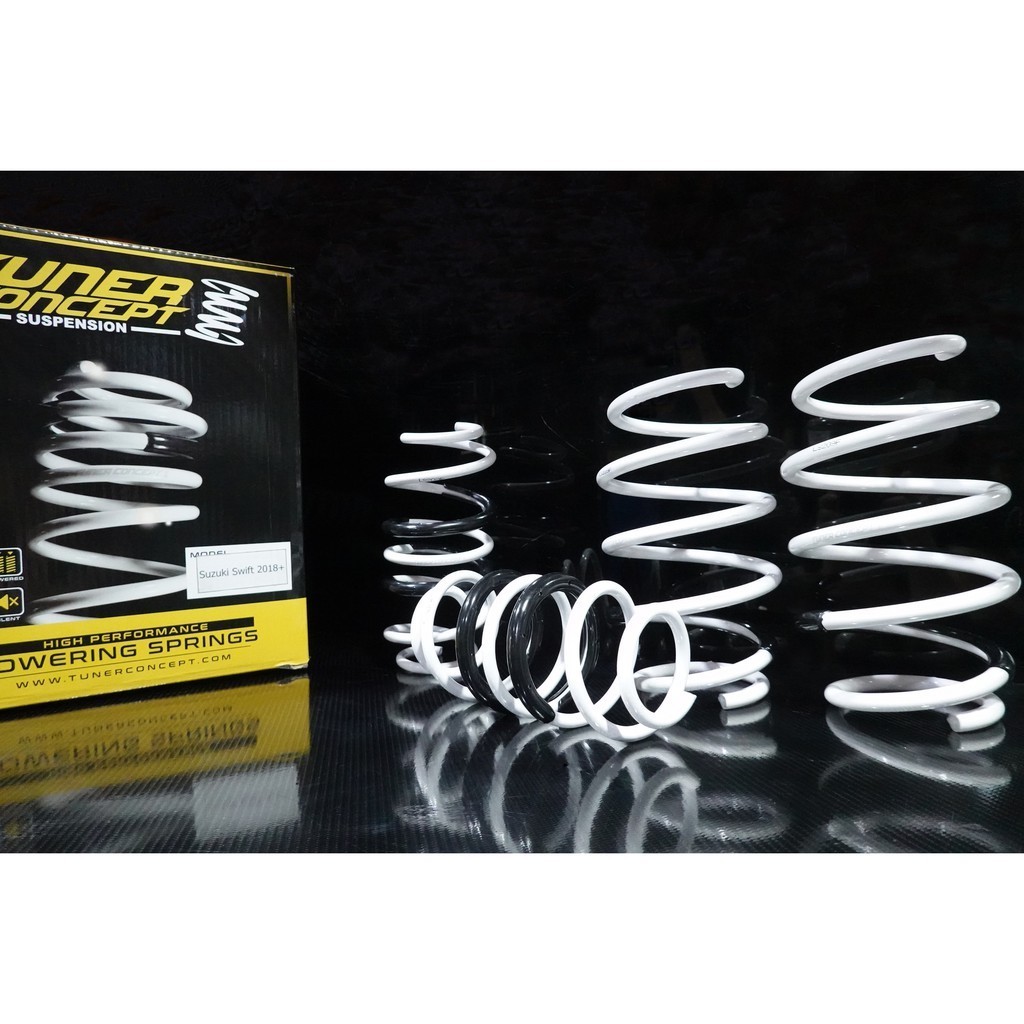 Tuner Concept สปริงโหลด สำหรับรถยี่ห้อ Suzuki พร้อมจัดทรงรถคุณ Lowering Springs เตี้ยได้ ขับได้ ตามส