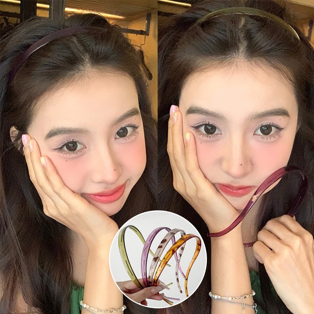 ฤดูร้อน 2024 ที่คาดผมกันลื่นอเนกประสงค์แฟชั่นสไตล์ใหม่สําหรับล้างหน้าผมกด