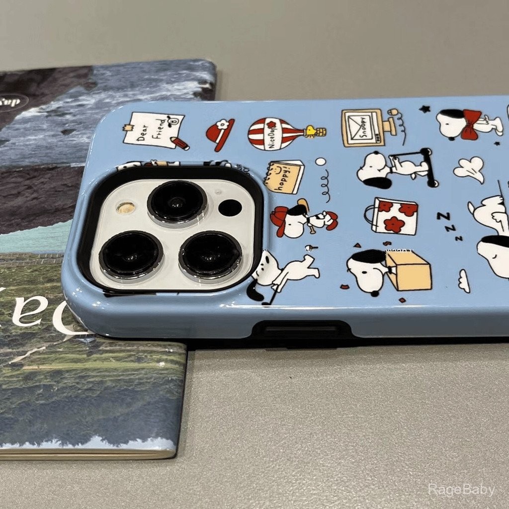 สองในหนึ่งเดียวเคสแข็งเคสโทรศัพท์iphoneเหมาะสําหรับiphone 11 14 14pro 14promax 13 12 15 pro max 11promax 12promax 13promax Xrการ์ตูนรูปแบบShock-Resistantกรณี