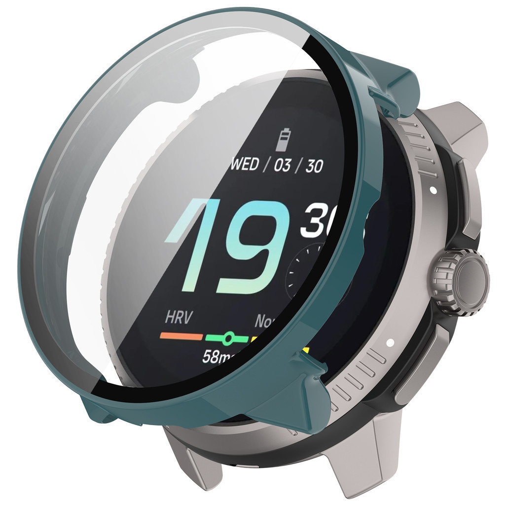 เคสพีซี + กระจกนิรภัยสําหรับ Suunto Race / Race S ตัวป้องกันหน้าจอแบบเต็มอุปกรณ์เสริมสมาร์ทวอทช์ฝาครอบกรณี