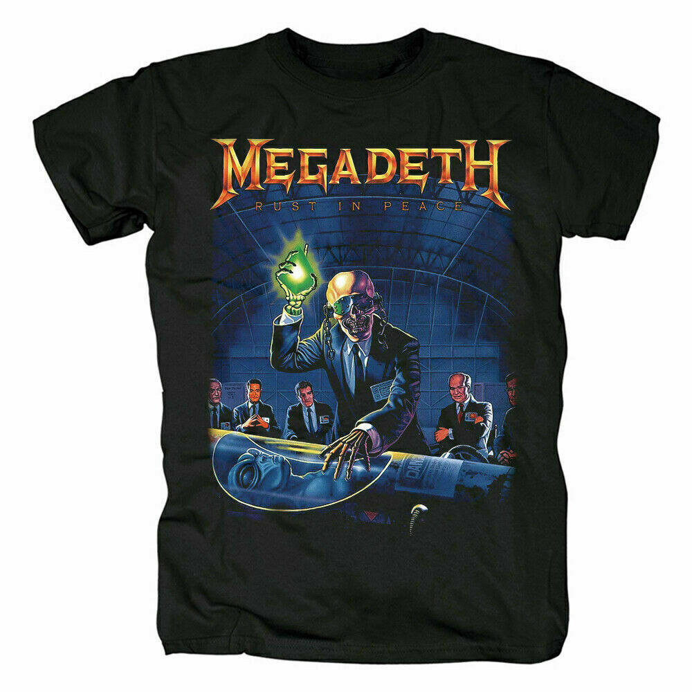 Good พิมพ์ Soft Megadeth Rust In Peace All Mens เสื้อยืด