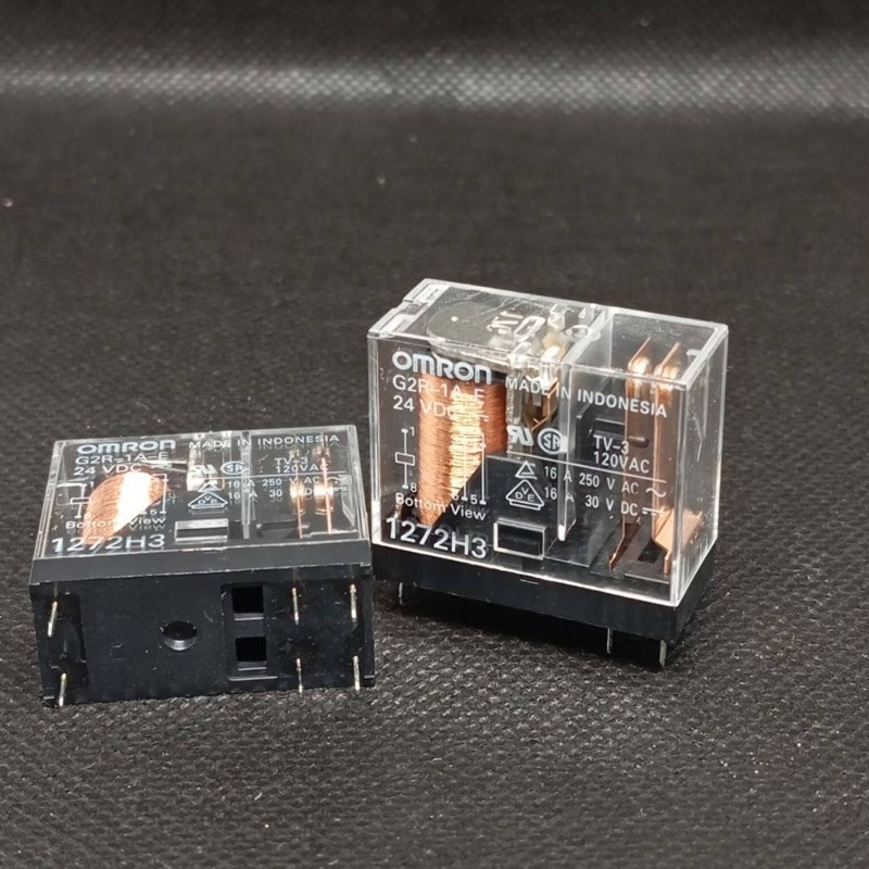รีเลย์ 0mron G2R-2 G2R-1-E -1A-E DC5V-12V-24V 220VAC รีเลย์6ขา