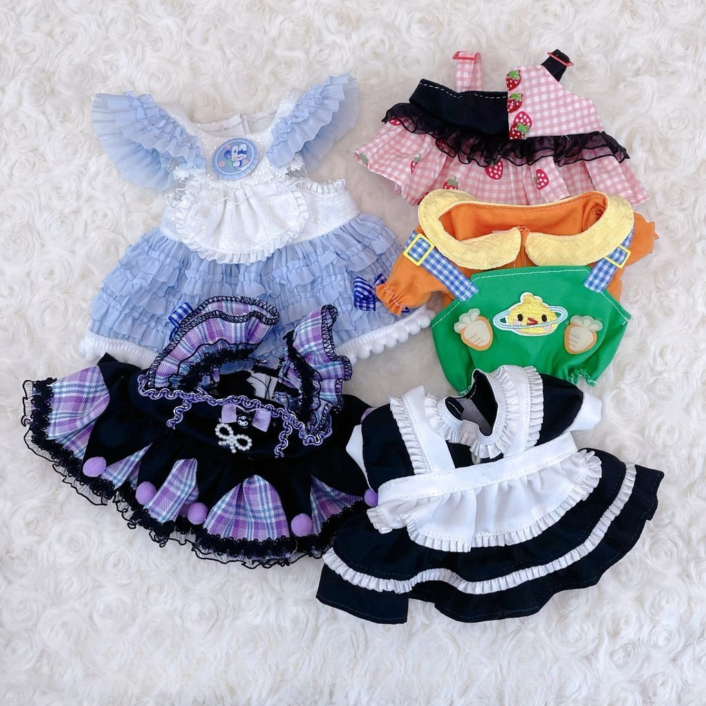 เจเอชที จุด 20ซมเสื้อผ้าตุ๊กตาผ้าฝ้ายร่างกายอ้วนสามารถสวมใส่แม่บ้านกระโปรงชุดตุ๊กตาน่ารักประณีตสูท