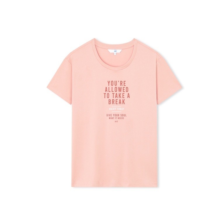 AIIZ shirt การจัดส่งที่รวดเร็วAIIZ - เสื้อยืดคอกลมผู้หญิง พิมพ์ลายกราฟิก Women's Flower Graphic T-Shirts 2024
