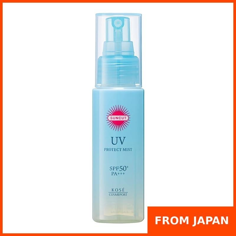 KOSE Sun Cut Protect UV Mist SPF50+ PA+++ [Body and Hair] 60mL KOSE Sun Cut Protect UV Mist SPF50+ PA+++ [Body and Face] 2-piece set with bonus lotion