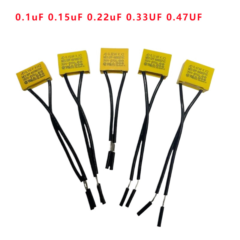 Ad K X2 2PIN ความปลอดภัยความจุเทป 2 สาย 0.1uF 0.15uF 0.22uF 0.33UF 0.47UF 275V