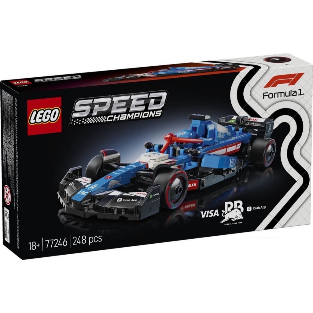 Lego Speed Champion 77246 Visa Cash App RB VCARB 01 F1® Race Car สินค้าใหม่ กล่องสวย ของแท้ 100%