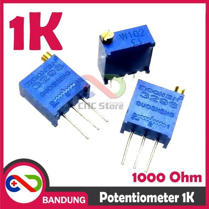 POTENSIOMETER 1K POTENTIOMETER POTENSIO TRIMPOT MULTITURN VR 329