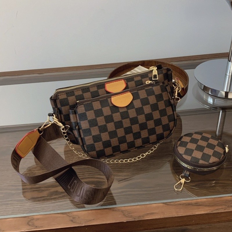 ปีนี้เป็นที่นิยม Super Fire Small Bag ใหม่พิมพ์ 3 ใน 1 กระเป๋าสะพายไหล่ แฟชั่นกระเป๋าสะพายไหล่ใต้วงแขน
