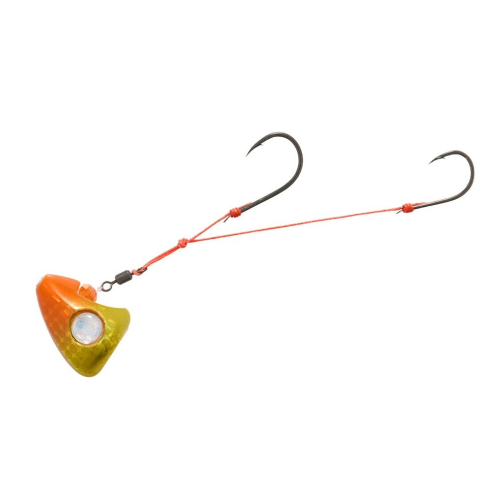 DAIWA Tai Tenya Red Prawn Movable Tenya SS 2WAY No. 8 Glow/Gold Flake
