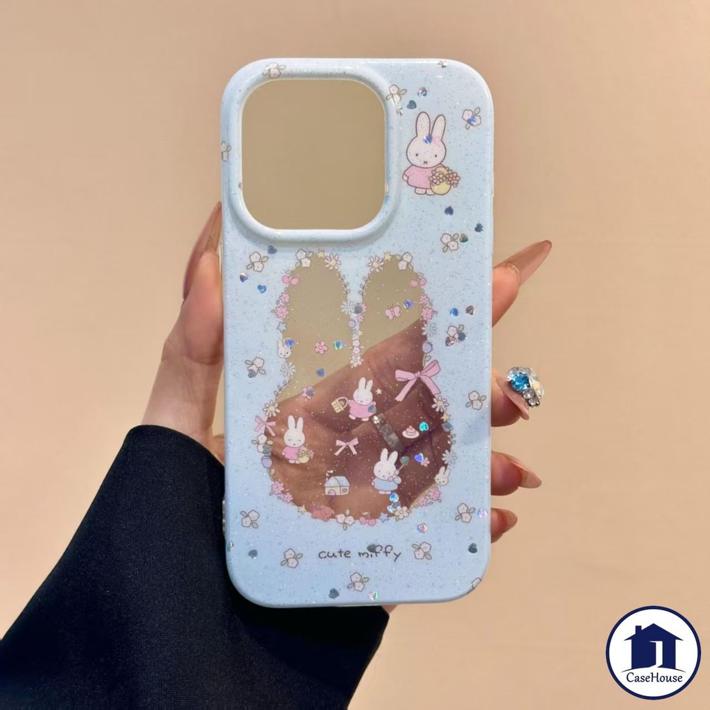 เคสใสนุ่มลายกระต่ายน่ารักคิตตี้เข้ากันได้กับ iPhone 7 16 15 8 Plus 16 17 air 13 11 Pro Max 15 12 14 Pro Max XR X XS SE ราคา ถูกที่สุด ดีลบีเคเค แกลเลอรีภาพที่ 3