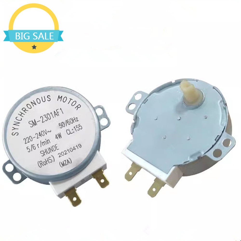 มอเตอร์ซิงโครนัสหมุนได้ สําหรับ SM-2301AF1 220V เตาอบไมโครเวฟ 5 6r Min 4W