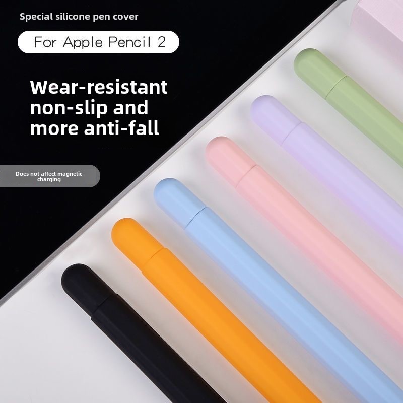 เหมาะสําหรับ แอปเปิล ดินสอ ปลอกปากกาสัมผัสรุ่นที่ 1 และ 2 เคสป้องกันปากกาตัวเก็บประจุซิลิโคนอ่อนนุ่มรวมทุกอย่าง