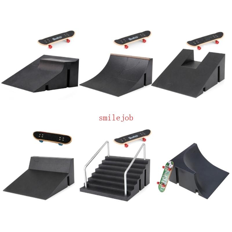 OB/ Fingerboard Rail Park Stair Kit Stairs Mini Skateboards for Kids Skateboard Game