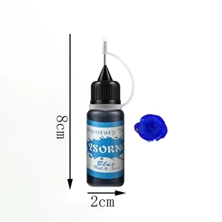 หมึกสักชั่วคราว TPKSF, DIY Body Art Gloss Tint สีกึ่งถาวรปลอมหมึกทั่วไป, 10ml อุปกรณ์แต่งหน้าสีครีมสักวาดด้วยมือ