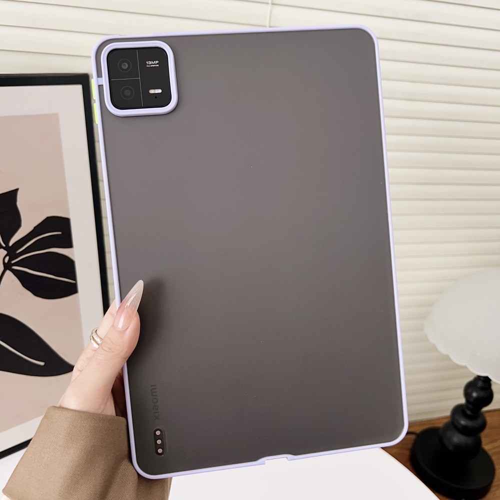 ปลอกเคสแข็งเข้ากันได้กับ Xiaomi Pad 5 6 6s 7 Pro Mi Pad6 Redmi Pad SE 11 "2023 8.7 2024 ปกหนังที่เป็นมิตรโปร่งแสง Desert Gold
