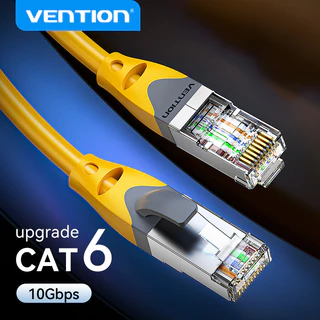 Vention สายอีเธอร์เน็ต CAT6A สายเคเบิลเครือข่าย SFTP Patch RJ45 Lan ความเร็วสูง 10Gbps 500Mhz สําหรับแล็ปท็อปพีซี