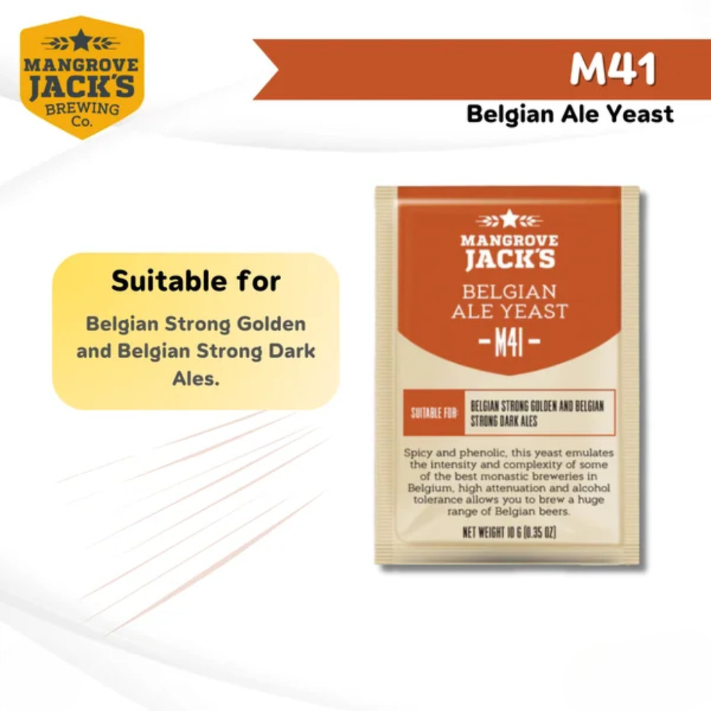 Mangrove Jack's M41 Belgian Ale Yeast (ยีสต์) 10g