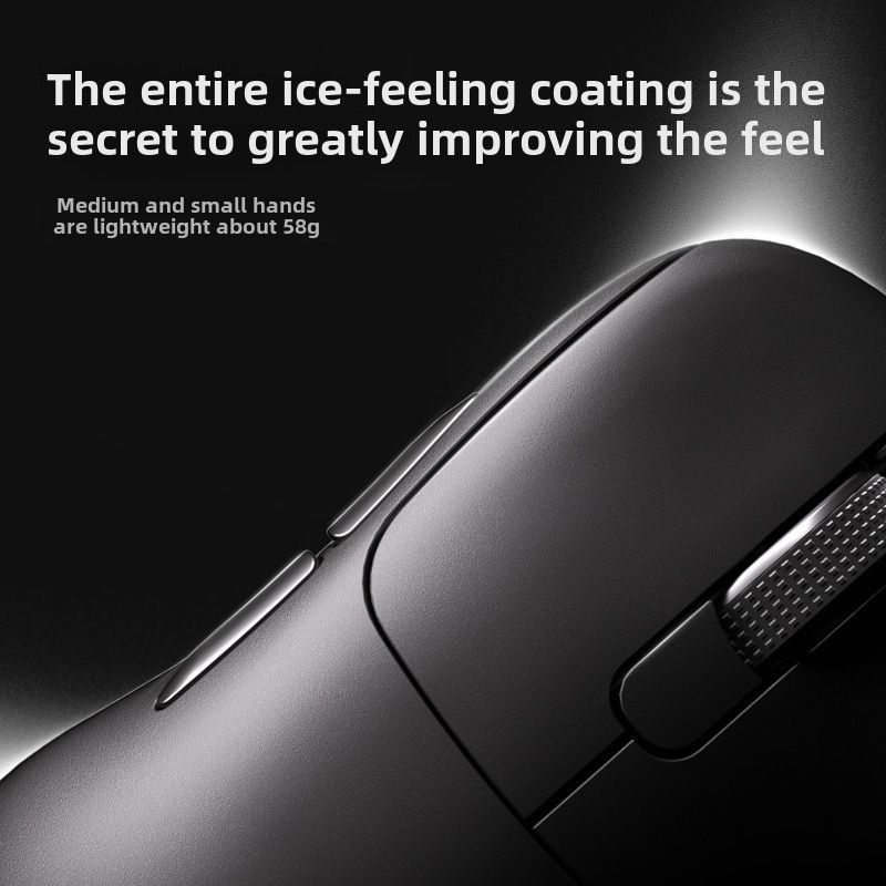 Ajazz AJ179 Pro เมาส์เล่นเกมไร้สายสามโหมด 8k E-sports ฐานชาร์จหน้าจอสีน้ําหนักเบาขวา3395 - รูปที่ 3