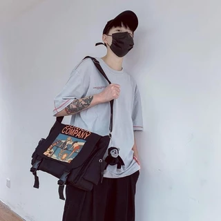 New Mens Nylon Bag Minimalist Casual Crossbody Bag