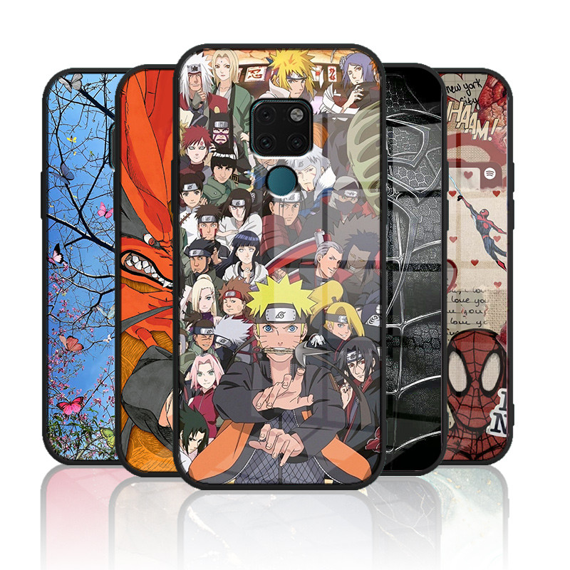 ปลอกแก้วสําหรับ Huawei mate 20 / mate 20X เคสกันกระแทกกระจกนิรภัยกลับและกรอบซิลิโคนอ่อนนุ่มป้องกันรอยขีดข่วนป้องกันกล้องฝาครอบ Fit Secure