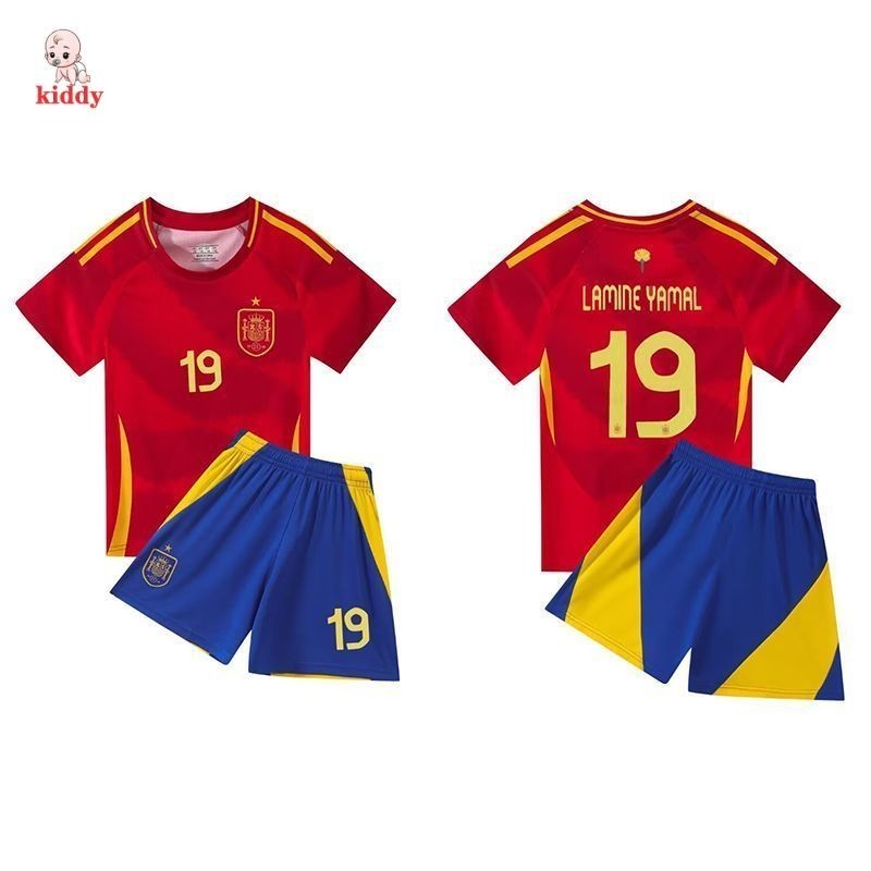 เจอร์ซีย์ถ้วยยุโรป 2025 เสื้อฟุตบอลเด็กสเปน