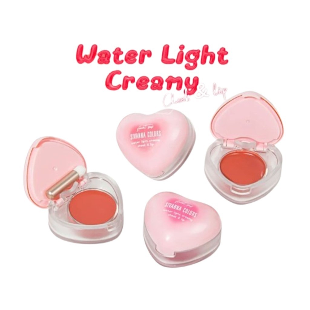 ♦️ของแท้·ส่งด่วน·ถูก♦️Sivanna Water Light Creamy Cheek & Lip #HF670 ซิวานน่า วอเทอร์ ไลท์ ครีมมี่ ชีค แอนด์ ลิป x 1dayse