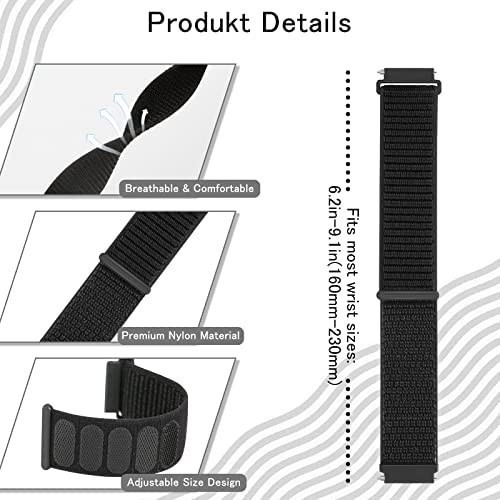 Hcare Wow 3 สายนาฬิกาอัจฉริยะ สายไนลอน Hcare Wow 3 สาย สายรัดข้อมือกีฬา - รูปที่ 3