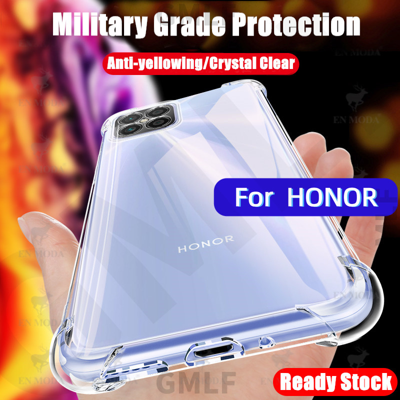 สําหรับ Honor X8 4G TFY-LX1 TFY-LX2 TFY-LX3 ยืดหยุ่นยางนุ่มคริสตัลใส Slim ป้องกัน Jelly ฝาครอบเสริมก