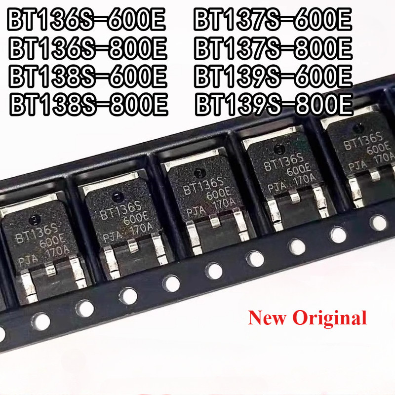 ‌10 ชิ้น High-Power TRIAC BT136S-600E BT136S-800E BT137S-600E BT137S-800E BT138S-600E BT138S-800E BT139S-600E BT139S-600E BT139S-800E